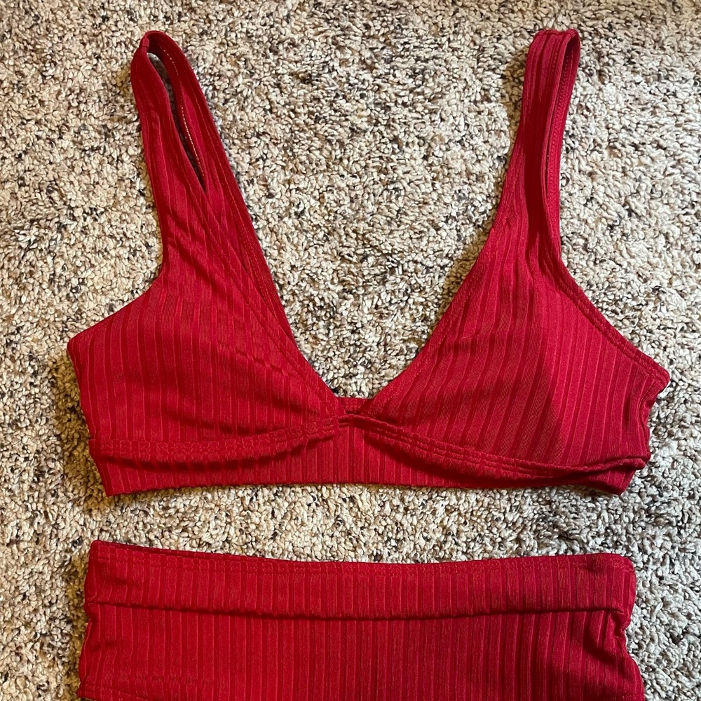Red Bikini Set Size Small